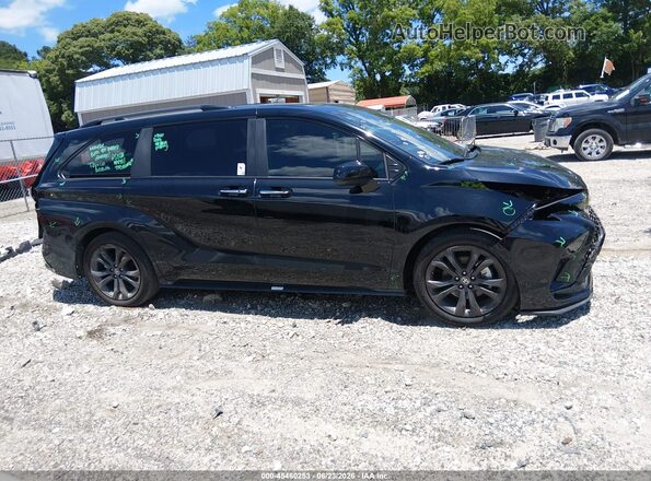 5TDXRKEC7SS252542 2025 TOYOTA SIENNA Black Widok wnętrza 360 stopni