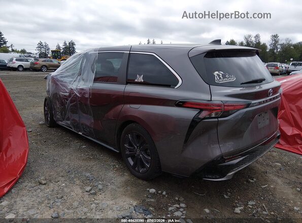 5TDXRKEC9MS020527 2021 TOYOTA SIENNA Gray Rear left