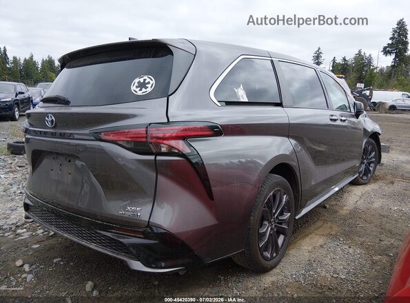 5TDXRKEC9MS020527 2021 TOYOTA SIENNA Gray Rear right