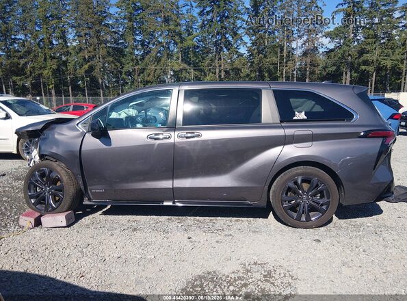 5TDXRKEC9MS020527 2021 TOYOTA SIENNA Gray 