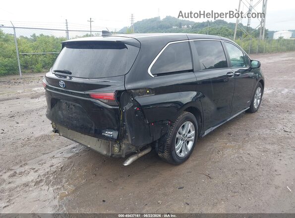 5TDXSKFC0MS002372 2021 TOYOTA SIENNA Black Հետևի աջ