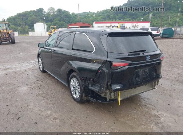 5TDXSKFC0MS002372 2021 TOYOTA SIENNA Black Հետևի ձախ