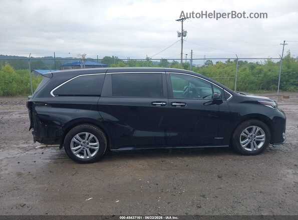 5TDXSKFC0MS002372 2021 TOYOTA SIENNA Black Սալոնի 360 աստիճան տեսք