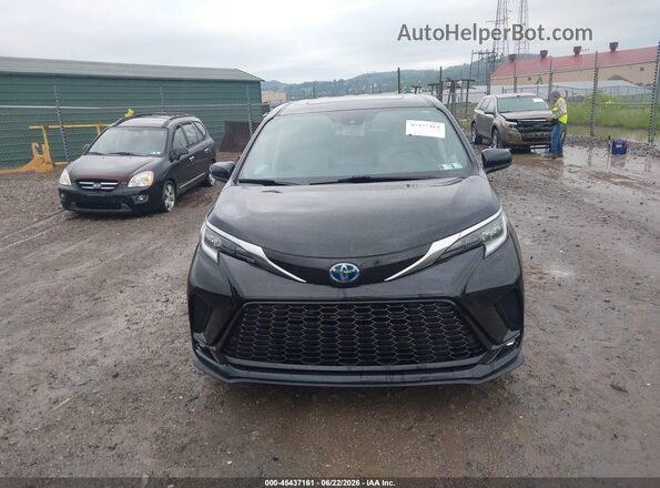 5TDXSKFC0MS002372 2021 TOYOTA SIENNA Black Սալոնի հետևի տեսք