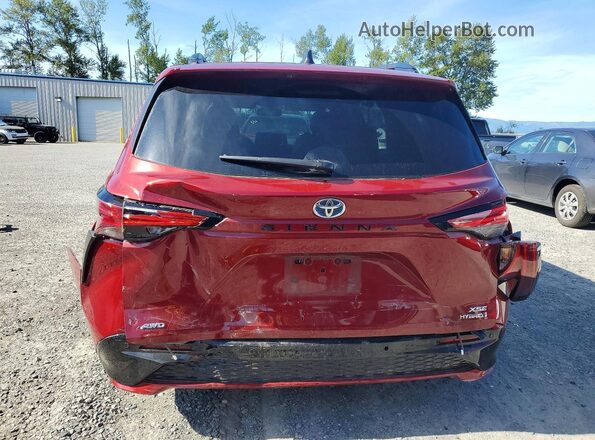 5TDXSKFC7PS077221 2023 TOYOTA SIENNA Red Rear view
