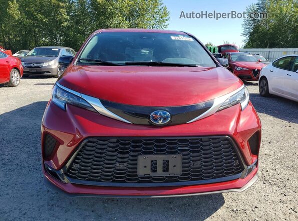 5TDXSKFC7PS077221 2023 TOYOTA SIENNA Red Front view
