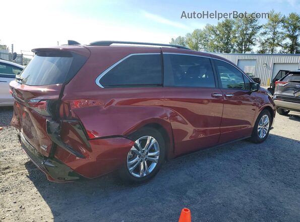 5TDXSKFC7PS077221 2023 TOYOTA SIENNA Red Rear right