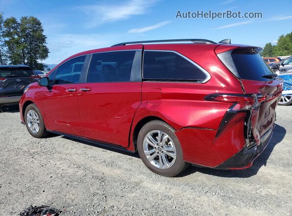 5TDXSKFC7PS077221 2023 TOYOTA SIENNA Red Rear left