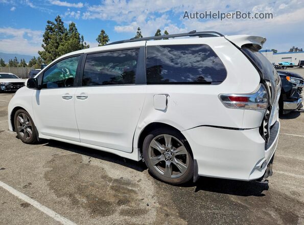 5TDXZ3DC0JS921918 2018 TOYOTA SIENNA White Rear left