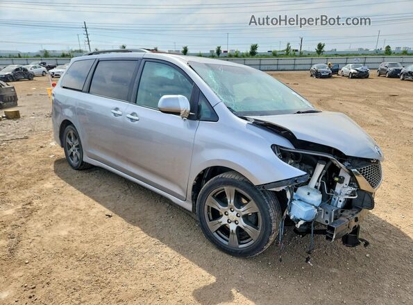 5TDXZ3DC1HS792419 2017 TOYOTA SIENNA Silver წინა მარჯვენა