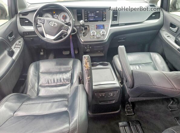 5TDXZ3DC1JS904819 2018 TOYOTA SIENNA Charcoal Առջևի վահանակի տեսք
