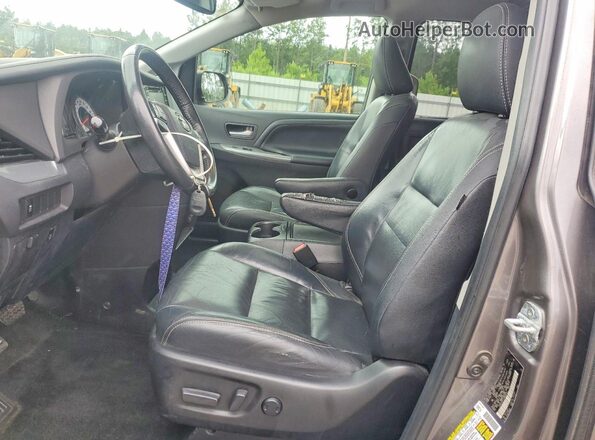 5TDXZ3DC1JS904819 2018 TOYOTA SIENNA Charcoal Սալոնի դիմացի տեսք