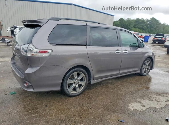 5TDXZ3DC1JS904819 2018 TOYOTA SIENNA Charcoal Հետևի աջ