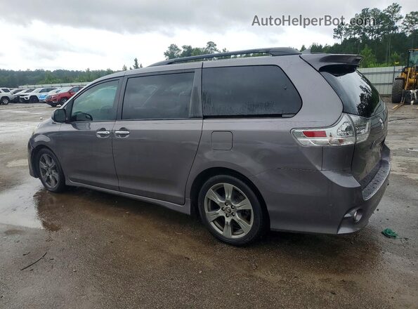 5TDXZ3DC1JS904819 2018 TOYOTA SIENNA Charcoal Հետևի ձախ