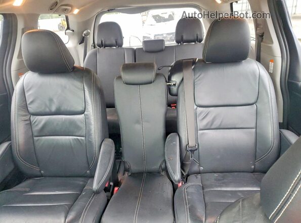 5TDXZ3DC1JS904819 2018 TOYOTA SIENNA Charcoal Հետևի նստատեղերի տեսք