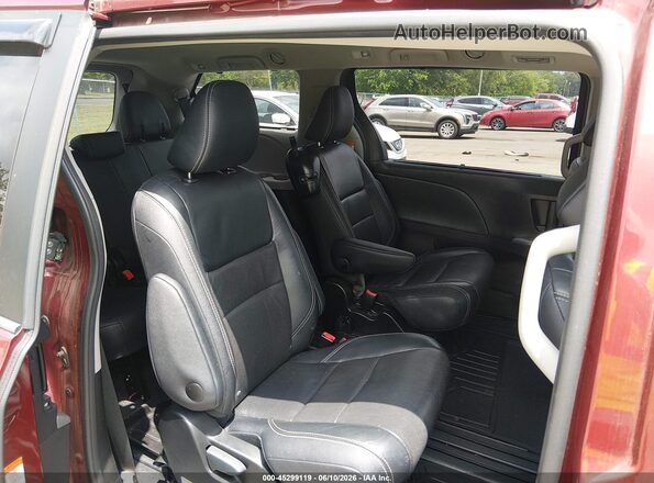5TDXZ3DC5HS828967 2017 TOYOTA SIENNA Бордовый Вид наклейки с VIN-кодом