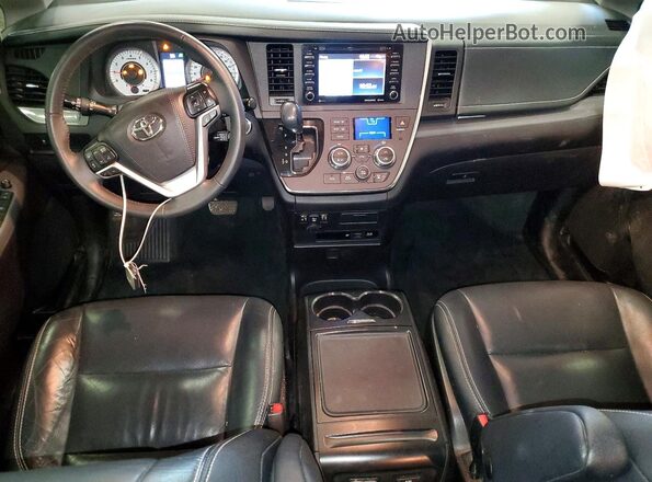 5TDXZ3DC5JS918612 2018 TOYOTA SIENNA White Dashboard view