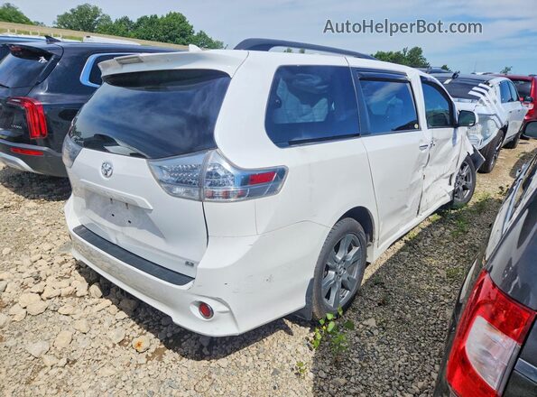 5TDXZ3DC5JS918612 2018 TOYOTA SIENNA White Rear right
