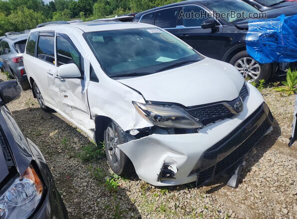 5TDXZ3DC5JS918612 2018 TOYOTA SIENNA White Front right