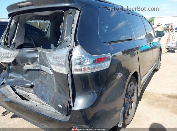 5TDXZ3DC6HS861802 2017 TOYOTA SIENNA Black Front view