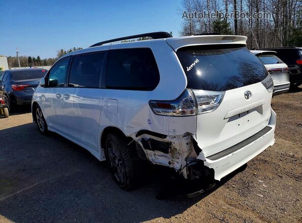 5TDXZ3DC7HS860920 2017 TOYOTA SIENNA White Задня ліва чверть