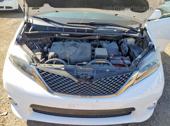 5TDXZ3DC7HS860920 2017 TOYOTA SIENNA White Вид підкапотного простору