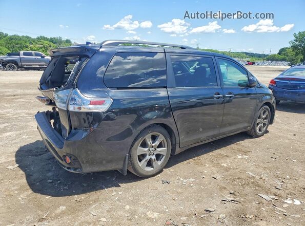 5TDXZ3DC7JS949294 2018 TOYOTA SIENNA Черный Задняя правая четверть