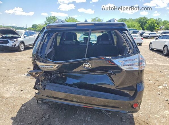 5TDXZ3DC7JS949294 2018 TOYOTA SIENNA Черный Вид сзади