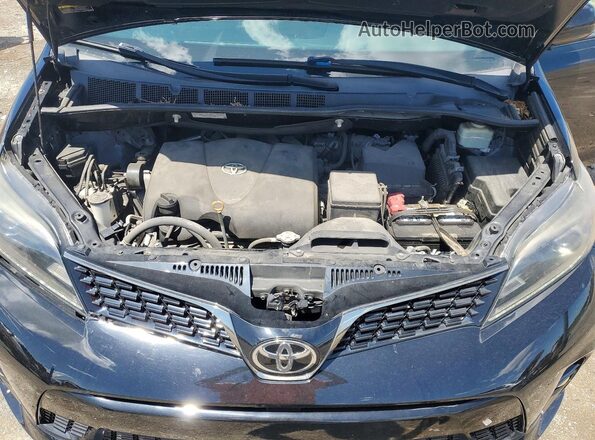 5TDXZ3DC7JS949294 2018 TOYOTA SIENNA Черный Вид подкапотного пространства