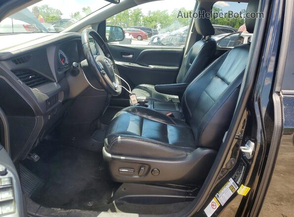 5TDXZ3DC7JS949294 2018 TOYOTA SIENNA Черный Вид салона спереди