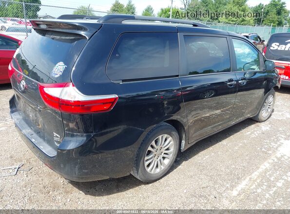 5TDYK3DC2GS710544 2016 TOYOTA SIENNA Black Rear right