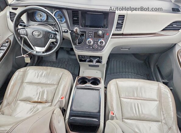 5TDYK3DC4GS702140 2016 TOYOTA SIENNA White Vista del salpicadero