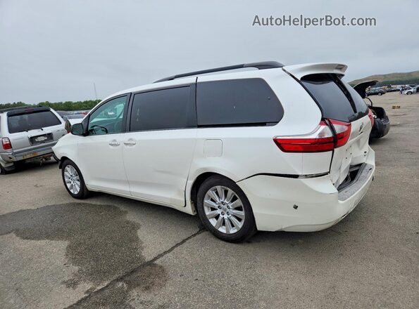 5TDYK3DC4GS702140 2016 TOYOTA SIENNA White Trasero izquierdo
