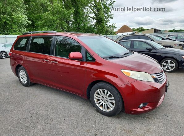 5TDYK3DC4GS717530 2016 TOYOTA SIENNA Red Front right