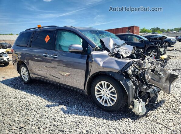 5TDYK3DC5GS713552 2016 TOYOTA SIENNA Gray წინა მარჯვენა