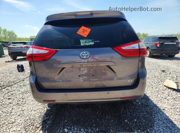 5TDYK3DC5GS713552 2016 TOYOTA SIENNA Gray უკანა ხედი