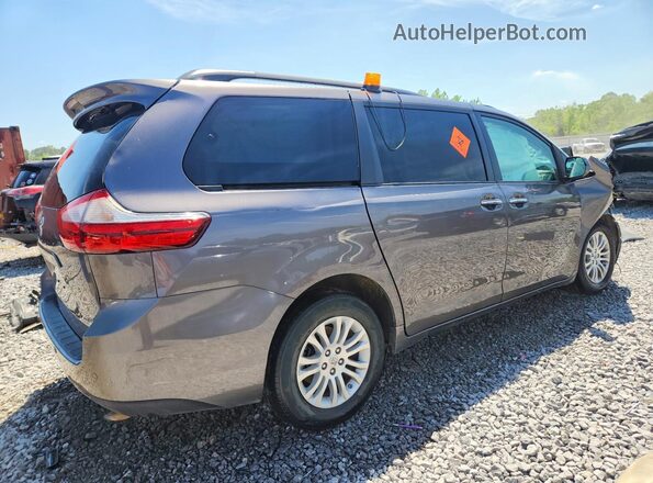 5TDYK3DC5GS713552 2016 TOYOTA SIENNA Gray უკანა მარჯვენა