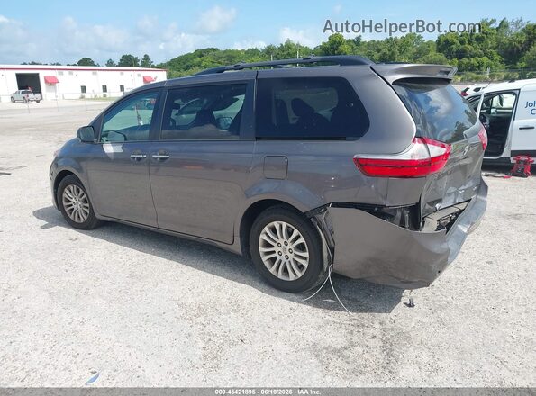 5TDYK3DC6GS718775 2016 TOYOTA SIENNA Gray Rear left