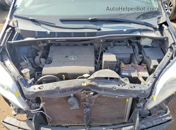 5TDYK3DC6GS721319 2016 TOYOTA SIENNA Black Vista interior trasera