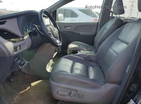5TDYK3DC6GS721319 2016 TOYOTA SIENNA Black Vista interior delantera