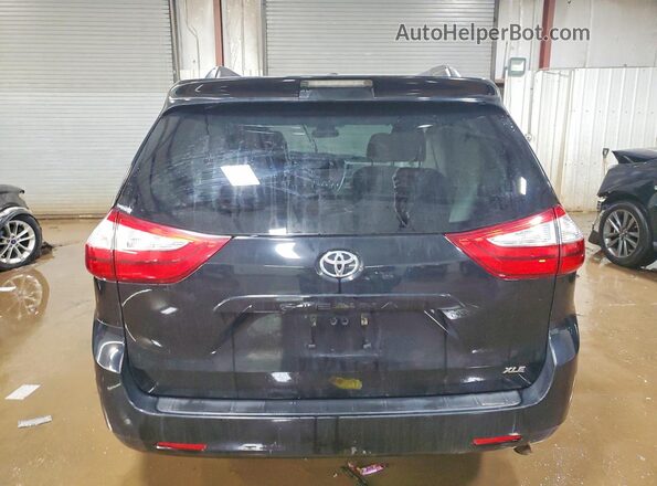5TDYK3DC6GS721966 2016 TOYOTA SIENNA Black Vista trasera