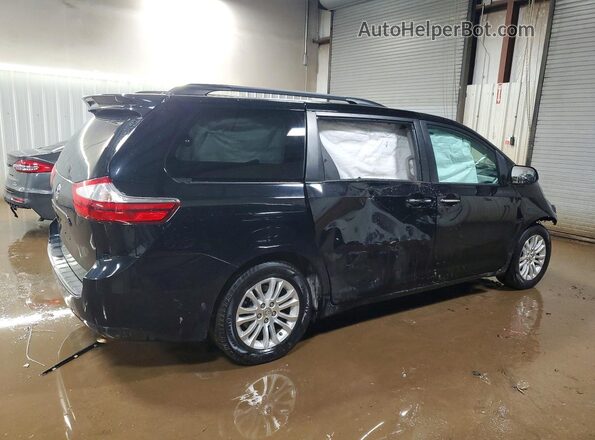5TDYK3DC6GS721966 2016 TOYOTA SIENNA Black Trasero derecho