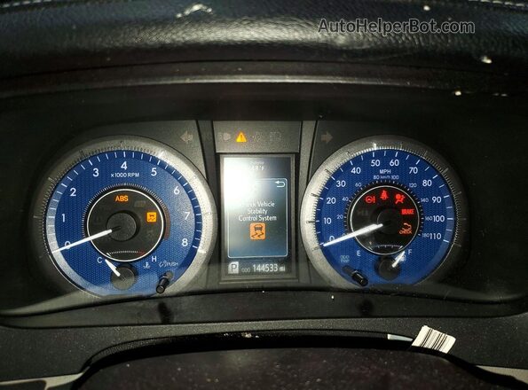 5TDYK3DC6GS721966 2016 TOYOTA SIENNA Black Vista del cuadro de instrumentos