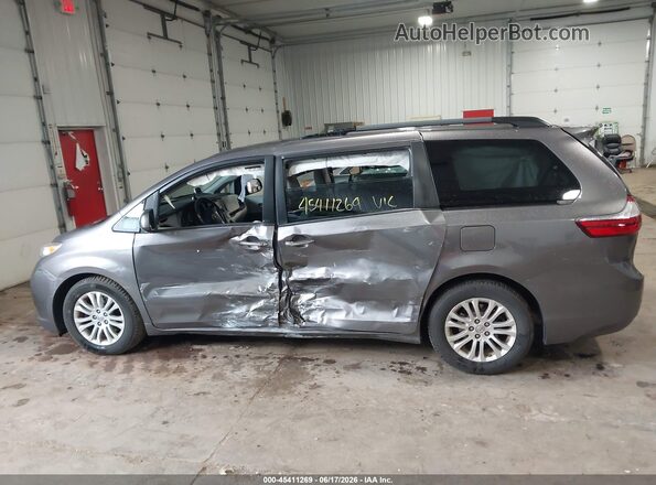 5TDYK3DC6GS757561 2016 TOYOTA SIENNA Gray Панорамний вид салону 360°