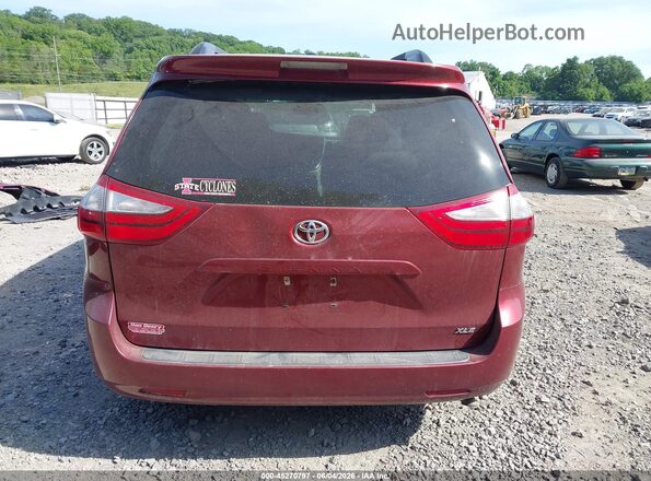 5TDYK3DC7GS711964 2016 TOYOTA SIENNA Burgundy 