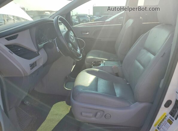 5TDYK3DC7GS728487 2016 TOYOTA SIENNA White წინა სალონის ხედი