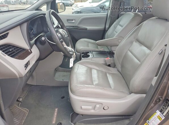 5TDYK3DC8GS741944 2016 TOYOTA SIENNA Tan Սալոնի դիմացի տեսք