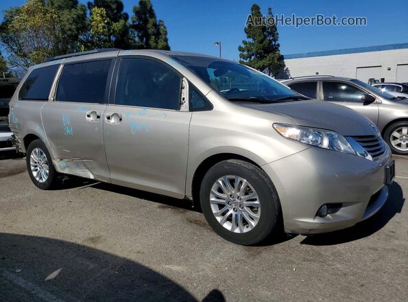 5TDYK3DC8GS751390 2016 TOYOTA SIENNA Tan 