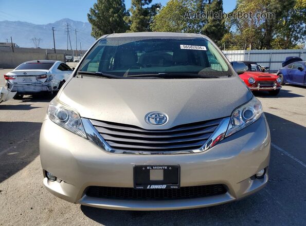 5TDYK3DC8GS751390 2016 TOYOTA SIENNA Tan 