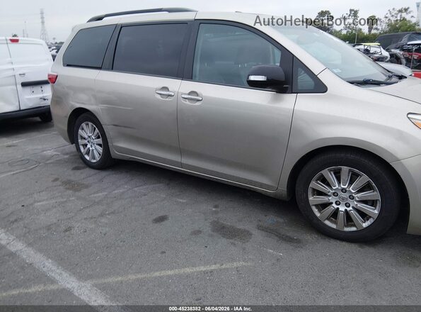 5TDYK3DC9GS719340 2016 TOYOTA SIENNA Gold 
